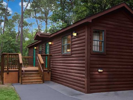 Exterior view of a cabin at Disney's Fort Wilderness