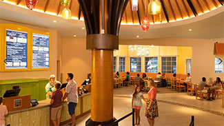 View of the Centertown Market eatery at Caribbean Beach Resort