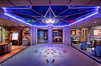 View of the Oceaneer Club aboard the Disney Wish.