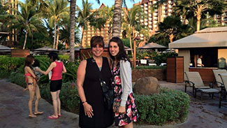 MVT Owner and President, Michele, at Disney’s Aulani Resort in Oahu with her daughter.