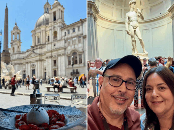 Rome Florence Splits Elisa and Fernando made the most of their time in port cities of Italy and France.